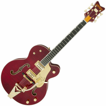 Semi-Acoustic Guitar Gretsch G6136TFM-DCHY Falcon Limited Edition, Dark Cherry Stain - 1