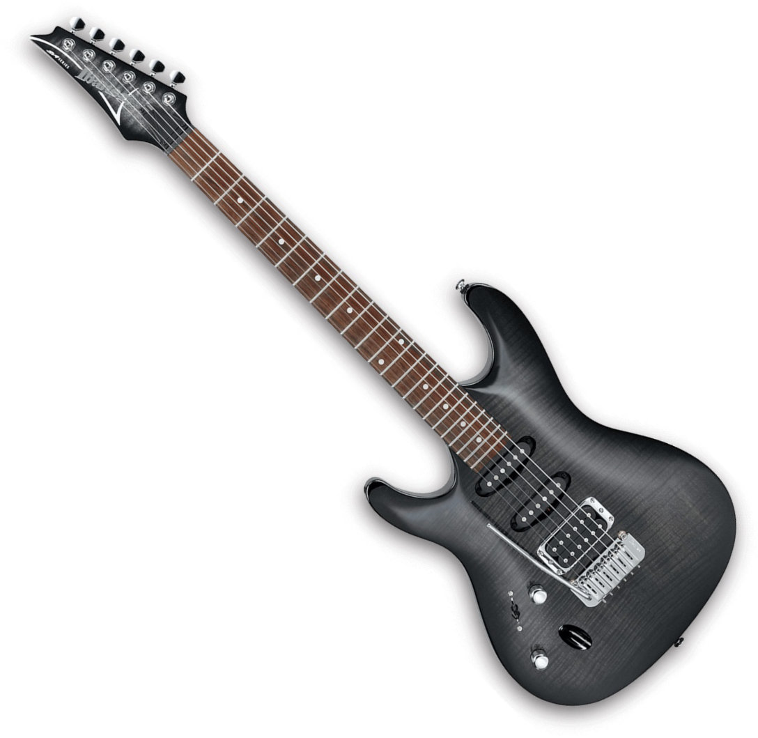 Elektrische gitaar voor linkshandige speler Ibanez SA160FML Transparent Gray Burst
