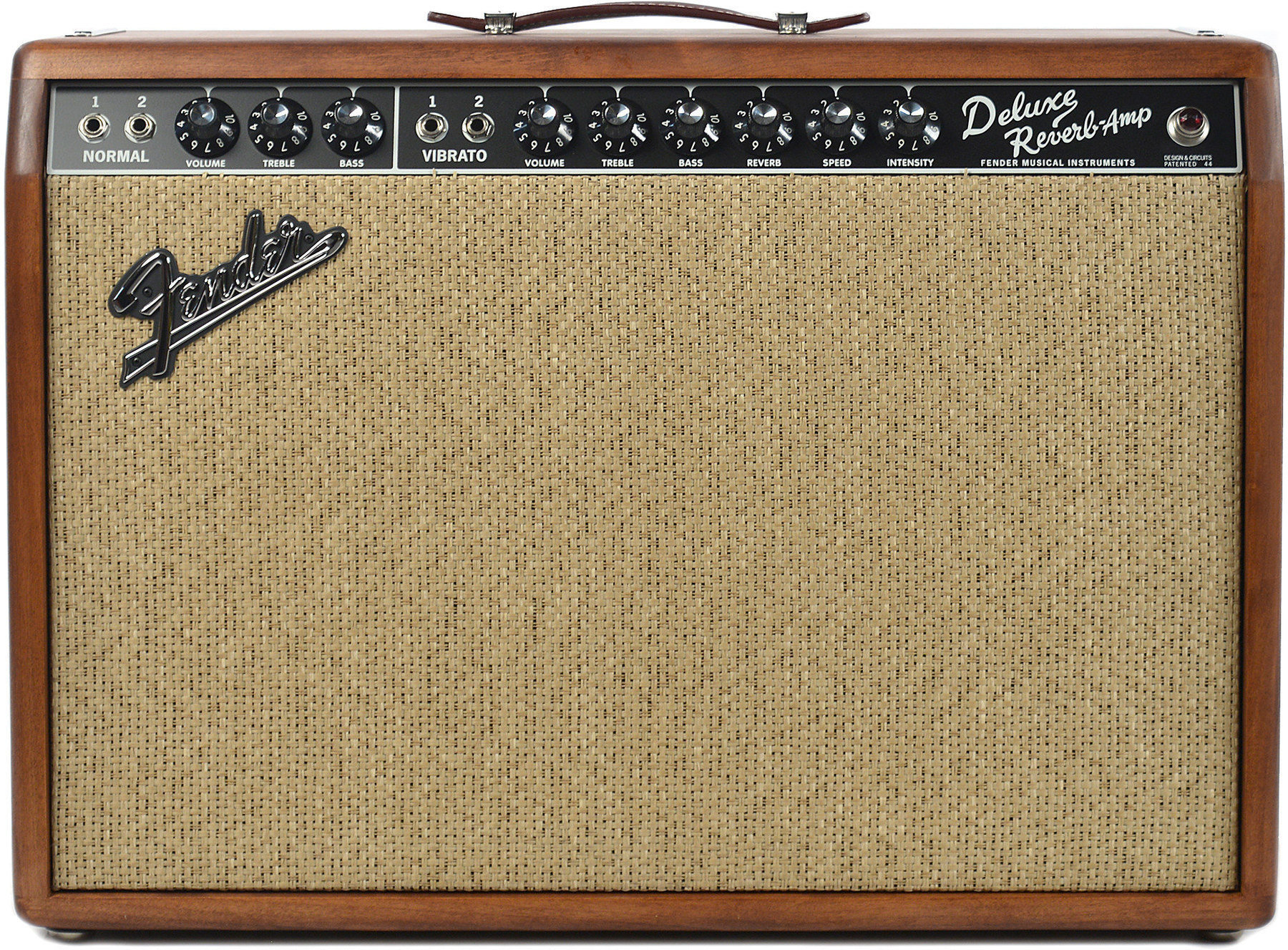 Putkikombo kitaravahvistin Fender 65 Deluxe Reverb Knotty Pine