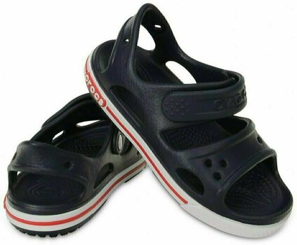 Kids Sailing Shoes Crocs Preschool Crocband II Sandal Navy/White 30-31 - 1