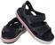 Kids Sailing Shoes Crocs Preschool Crocband II Sandal Navy/White 22-23