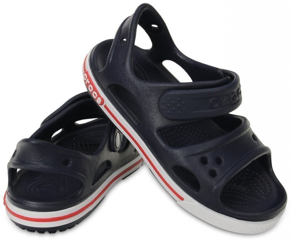 Buty żeglarskie dla dzieci Crocs Preschool Crocband II Sandal Navy/White 29-30