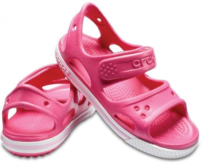Obuv na loď Crocs Preschool Crocband II Sandal Paradise Pink/Carnation 30-31