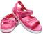 Obuv na loď Crocs Preschool Crocband II Sandal Paradise Pink/Carnation 25-26