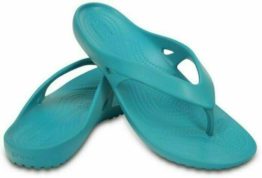 Női vitorlás cipő Crocs Women's Kadee II Flip Turquoise 36-37 - 1