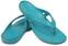 Damenschuhe Crocs Women's Kadee II Flip Turquoise 36-37