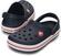 Kids Sailing Shoes Crocs Kids' Crocband Clog Navy/Red 28-29