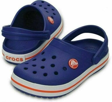 Buty żeglarskie dla dzieci Crocs Kids' Crocband Clog Cerulean Blue 33-34 - 1