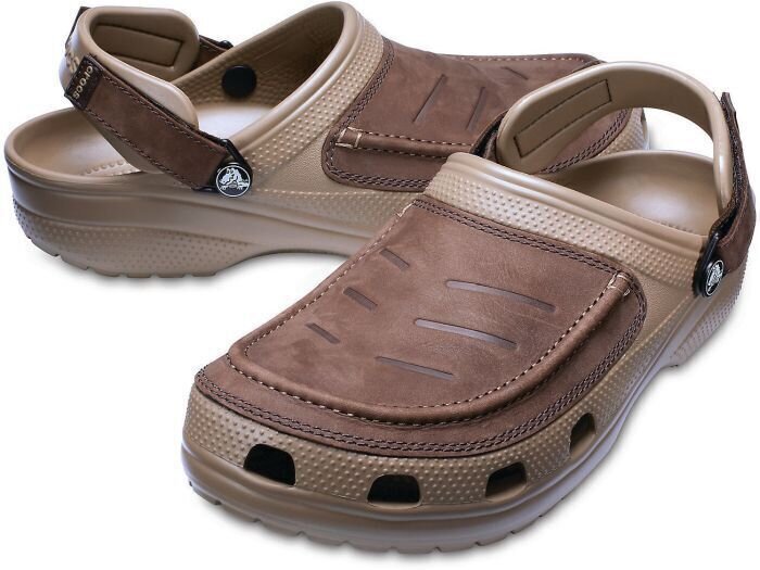 Chaussures de navigation Crocs Men's Yukon Vista Clog Espresso/Khaki 41-42