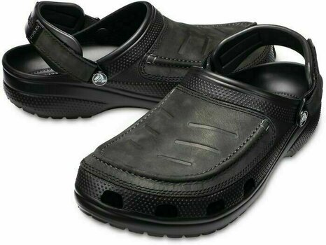 Chaussures de navigation Crocs Men's Yukon Vista Clog Black/Black 41-42 - 1