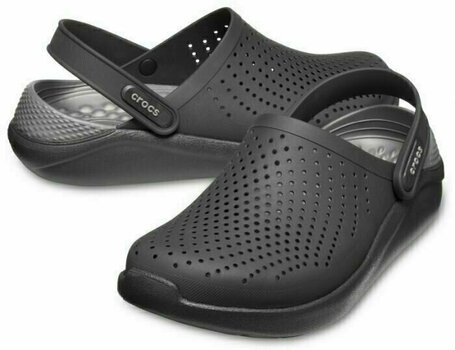 Jachtařská obuv Crocs LiteRide Clog Black/Slate Grey 36-37 - 1