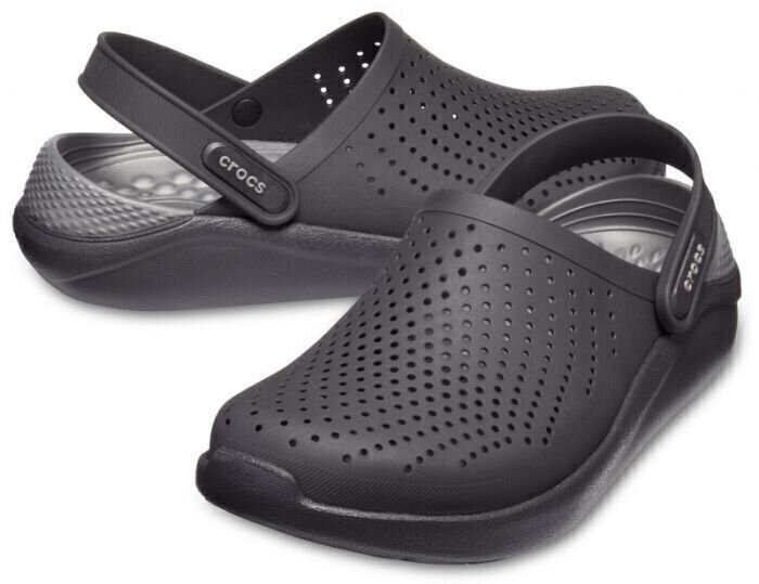 Unisex cipele za jedrenje Crocs LiteRide Clog Black/Slate Grey 46-47
