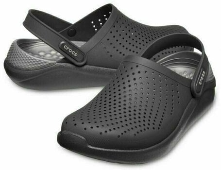 Unisex Schuhe Crocs LiteRide Clog Black/Slate Grey 46-47 - 1