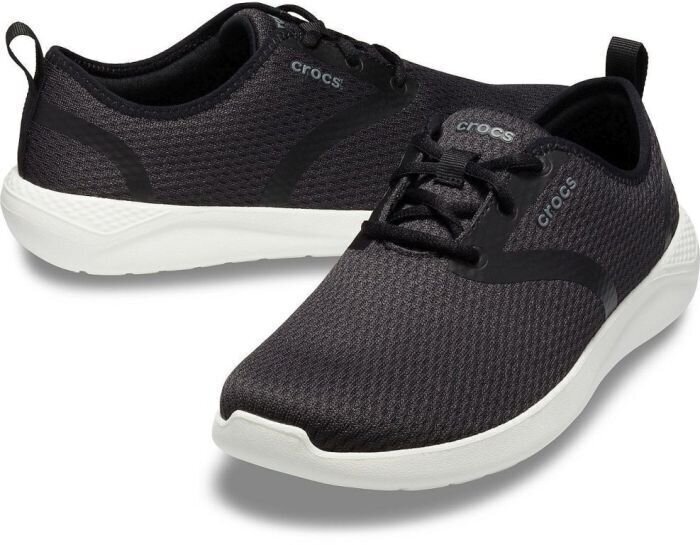 Chaussures de navigation Crocs Men's LiteRide Mesh Lace Black/White 10