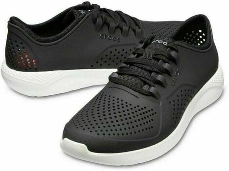 Мъжки обувки Crocs Men's LiteRide Pacer Black/White 38-39 - 1