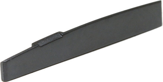 Spare Part for Guitar Graphtech Black TUSQ XL - Acoustic Saddle, Flat Bottom / Compensated (1/8")