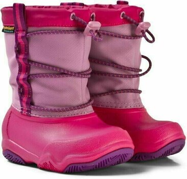 Kids Sailing Shoes Crocs Kids' Swiftwater Waterproof Boot Party Pink/Candy Pink 29-30 - 1