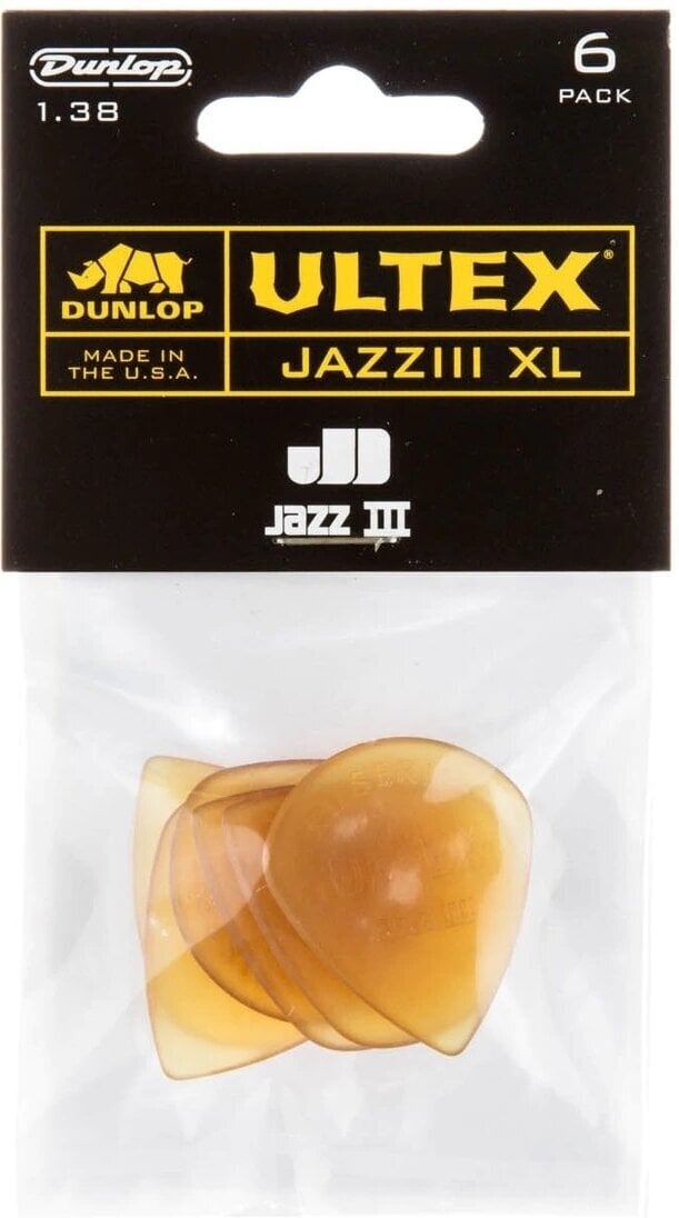 Púa Dunlop 427P 1.38 Ultex Jazz III XL Púa