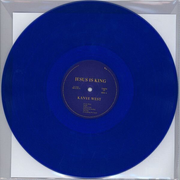 Vinylskiva Kanye West - Jesus Is King (Blue Translucent) (LP)