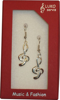 Bijou musique, bracelet Luko Treble Clef Des boucles d'oreilles - 1