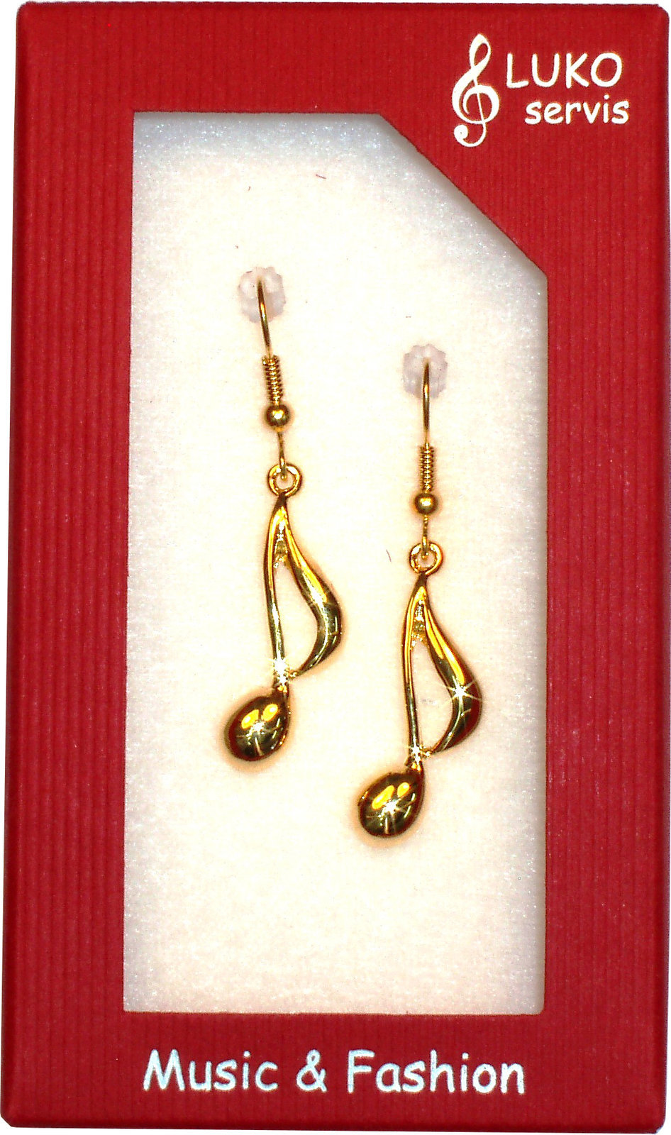 Biżuteria muzyczna, bransoletka Luko Note Kolczyki