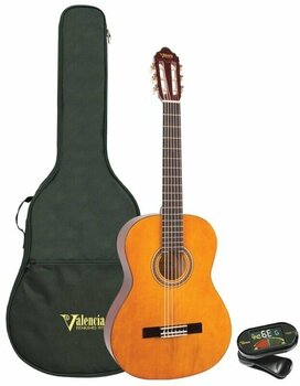 Guitare classique taile 1/2 pour enfant Valencia VC152K Natural - 1