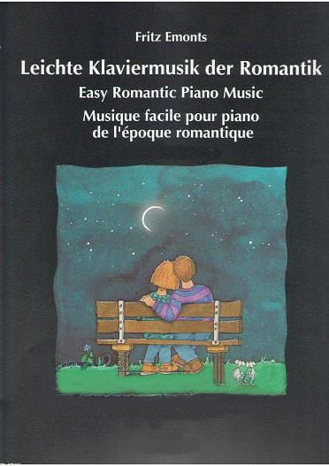 Partitura para pianos Fritz Emonts Romantická hudba pre klavír 1 Livro de música