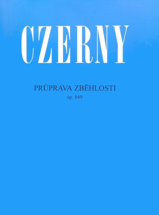Bladmuziek piano's Carl Czerny Príprava zbehlosti op. 849 Muziekblad