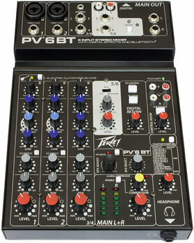 Table de mixage analogique Peavey PV 6 BT - 1