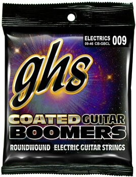 Cordes pour guitares électriques GHS Coated Boomers 9-46 - 1