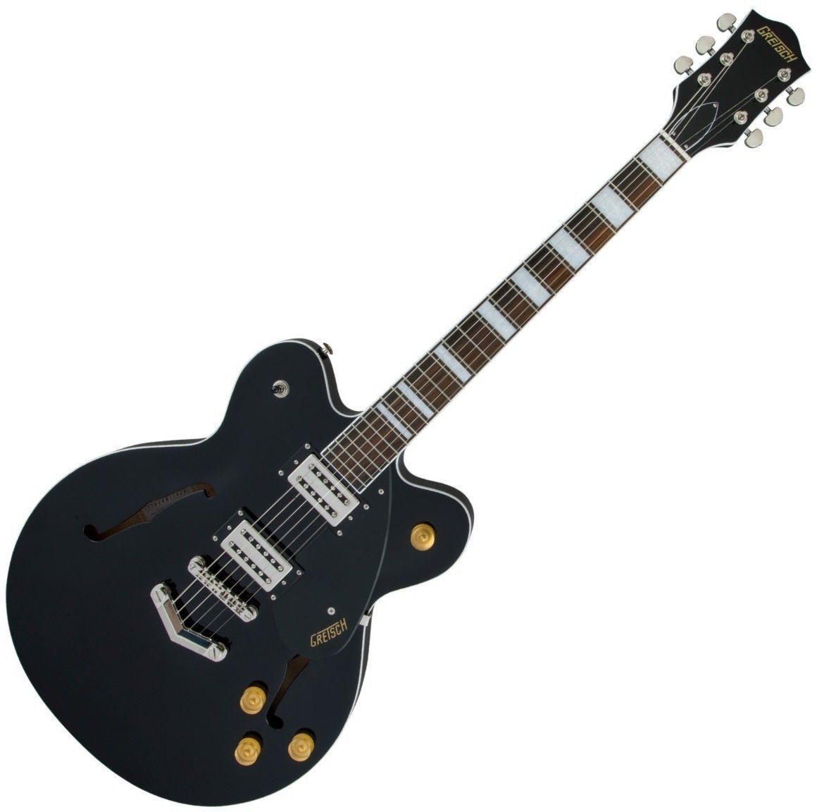 Semi-akoestische gitaar Gretsch G2622 Streamliner Center Block w V-Stoptail Black