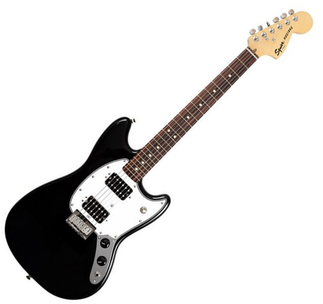 E-Gitarre Fender Squier Bullet Mustang HH RW Black