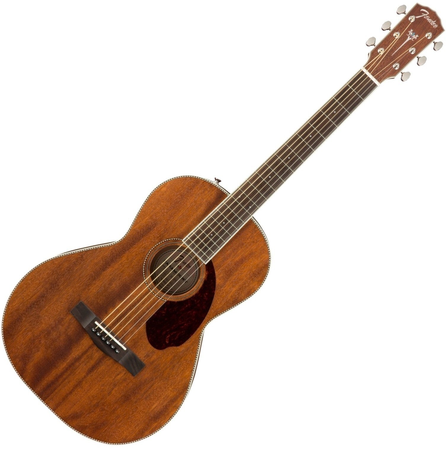 Akoestische gitaar Fender PM-2 Parlour All Mahogany with Case Natural