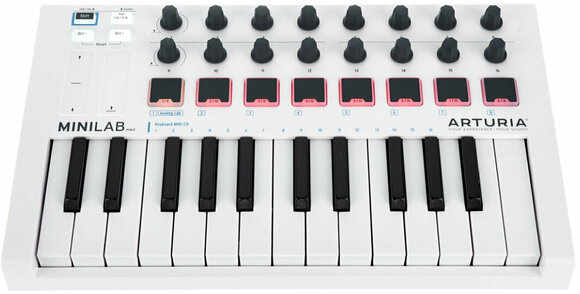 MIDI toetsenbord Arturia MiniLab MK II WH - 1
