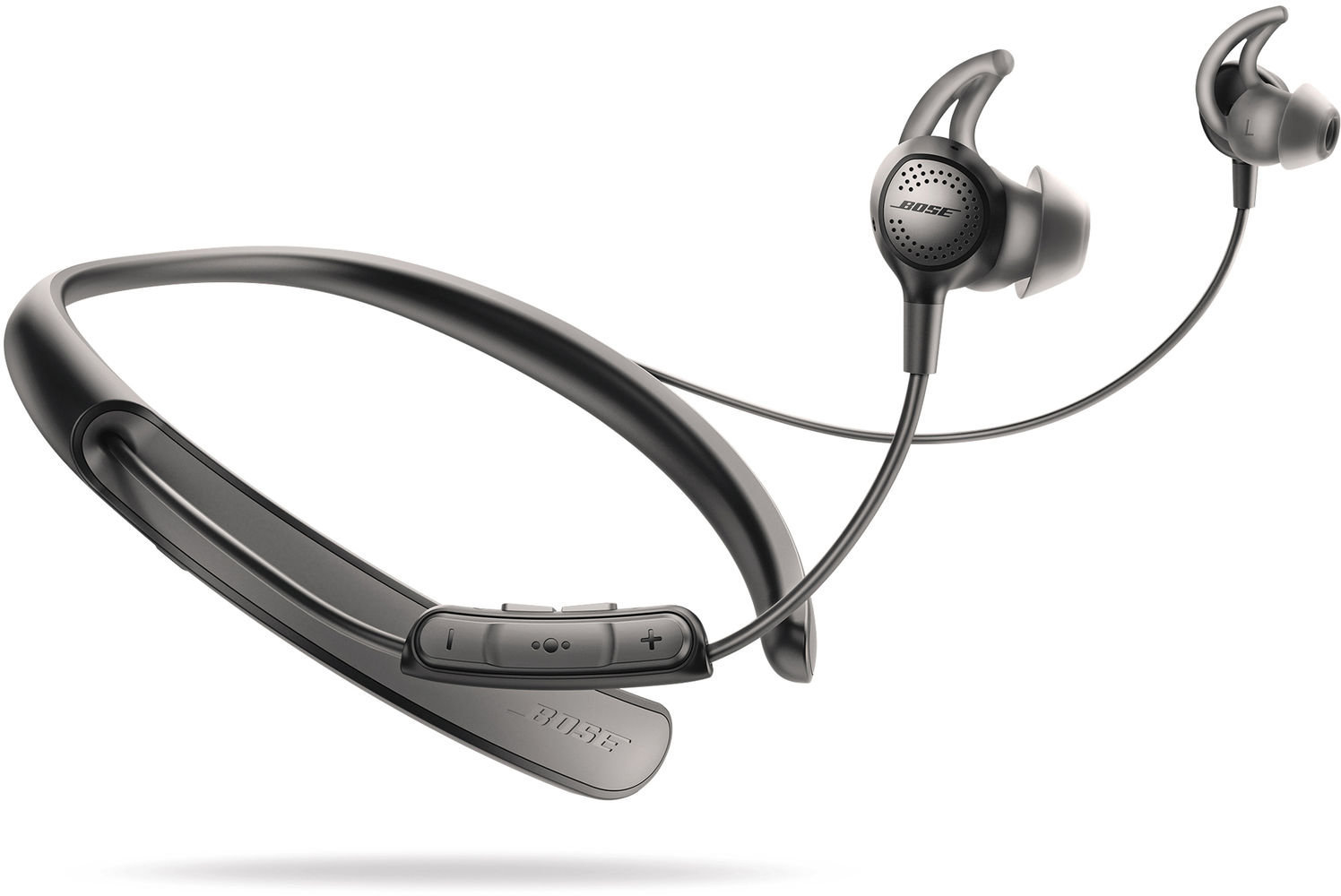 Trådløse on-ear hovedtelefoner Bose QuietControl 3 Sort