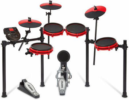 E-Drum Set Alesis Nitro Mesh Kit Special Edition Red - 1