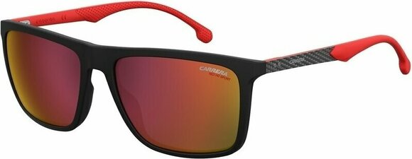 Életmód szemüveg Carrera 8032/S 003 W3 Matte Black/Red Multilayer Oleophobic HD M Életmód szemüveg - 1