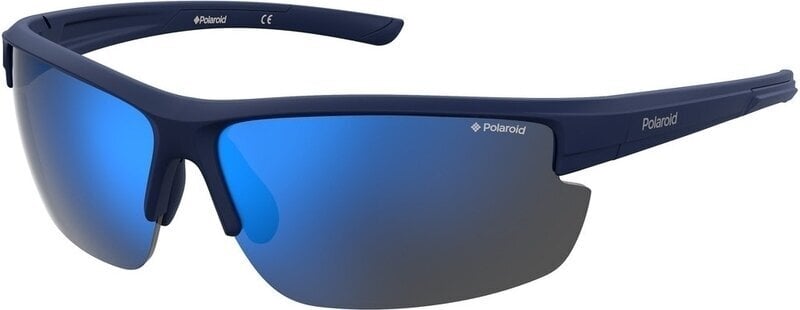 Sport Glasses Polaroid PLD 7027/S PJP/5X Blue/Blue Mirror
