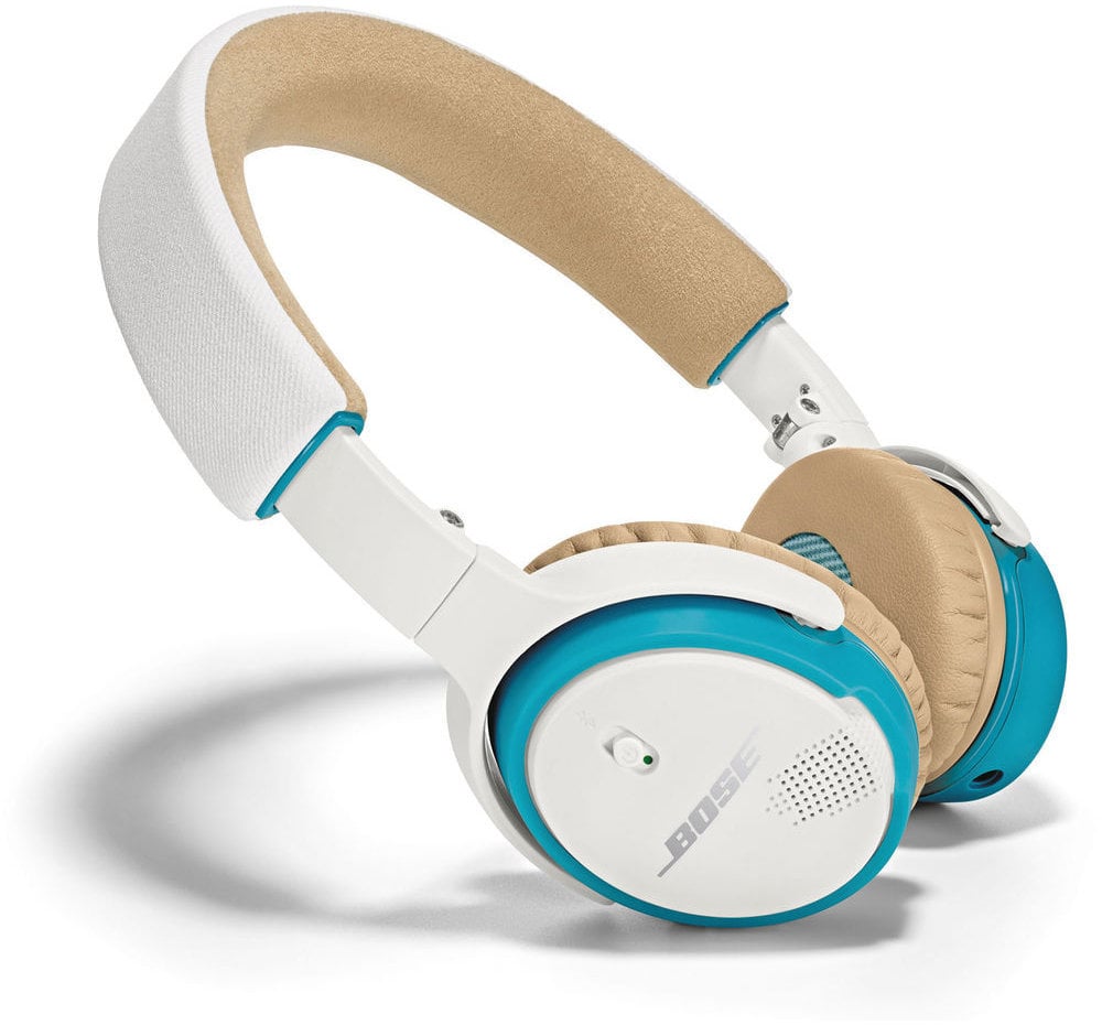 Trådlösa on-ear-hörlurar Bose SoundLink On-Ear Wireless Headphones II White