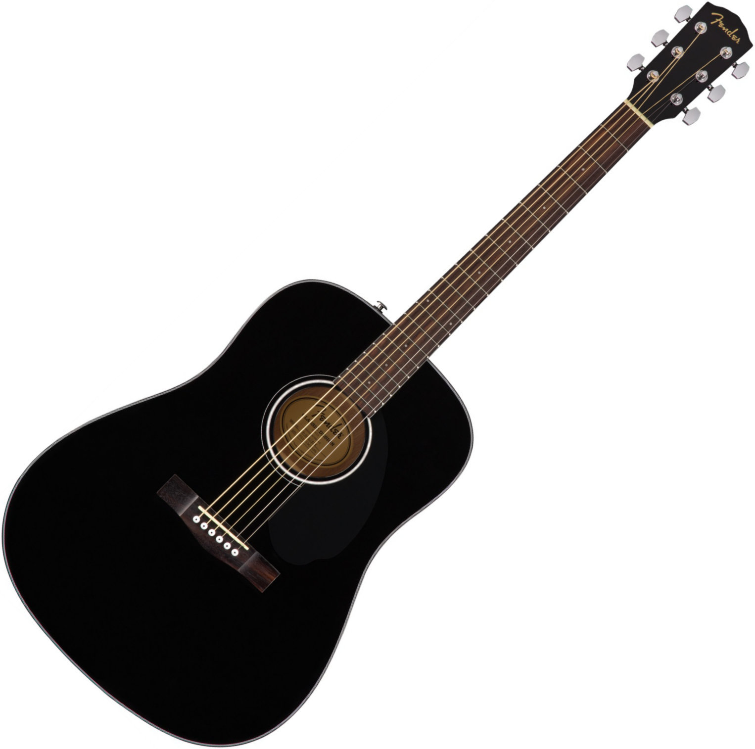 Akoestische gitaar Fender CD-60S Black
