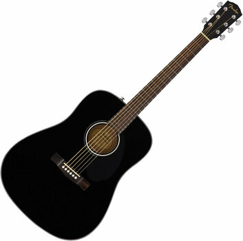 Guitare acoustique Fender CD-60S Black - 1