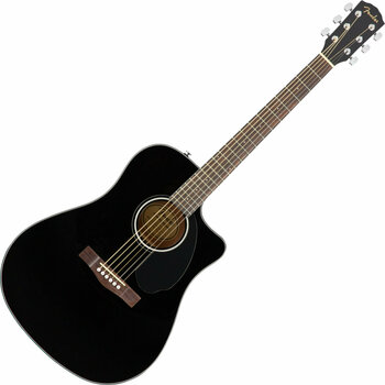 Elektroakusztikus gitár Fender CD-60SCE Black - 1
