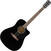 Elektroakustická kytara Dreadnought Fender CD-60SCE Black