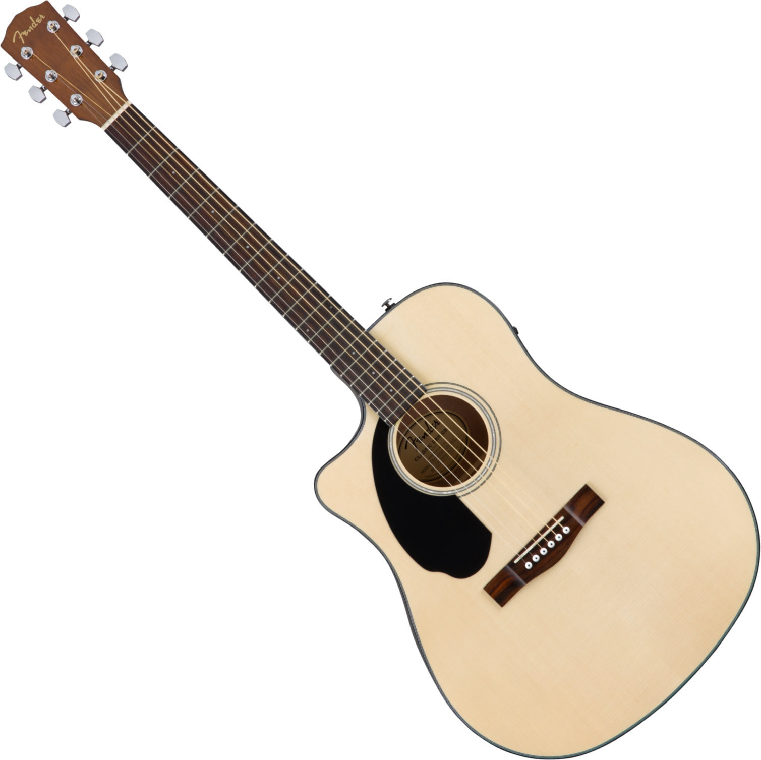 Guitarra electroacústica para zurdos Fender CD-60SCE Left-Hand Natural