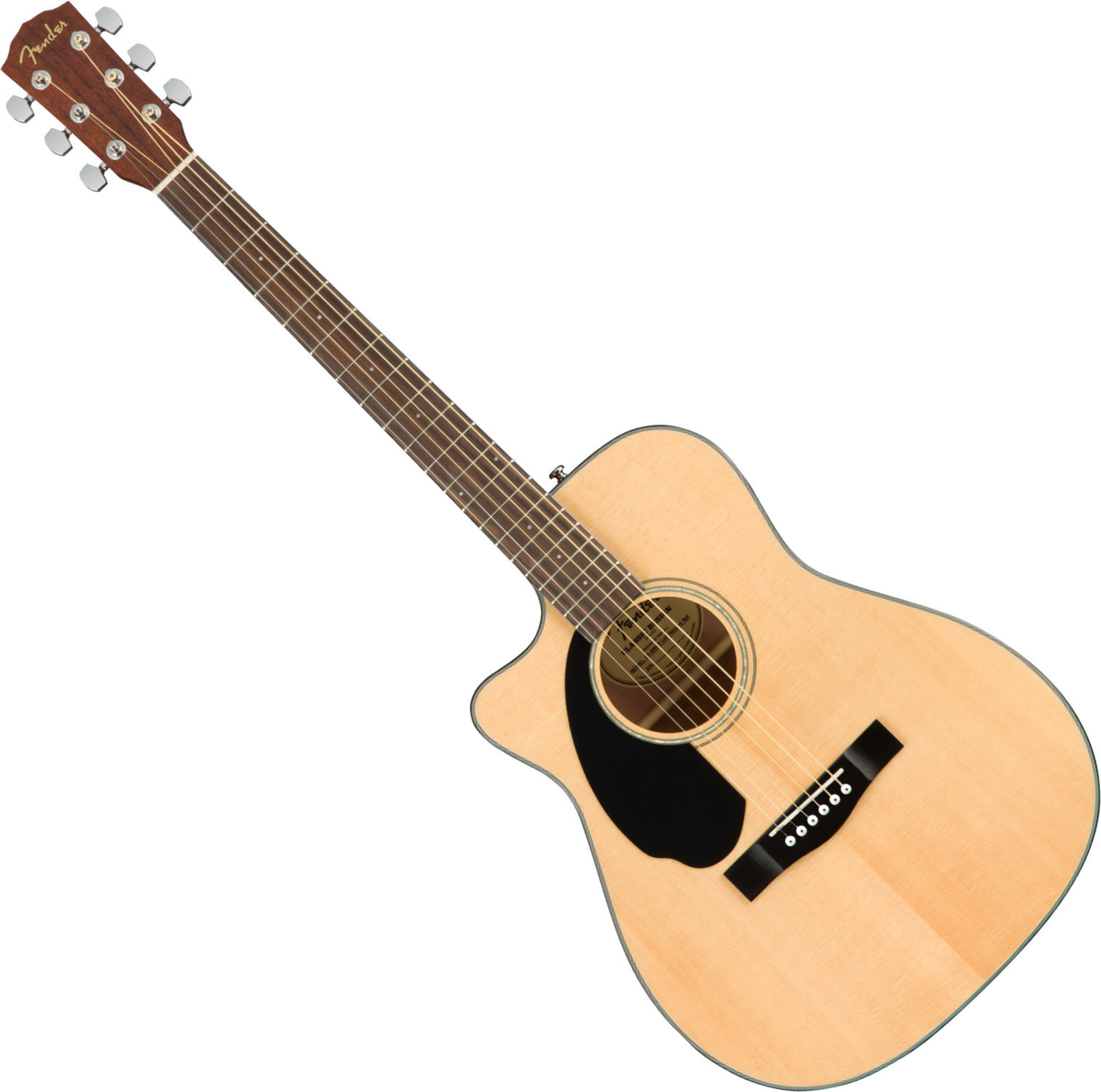 Elektro-akoestische gitaar voor linkshandigen Fender CC-60SCE Left-Hand Natural
