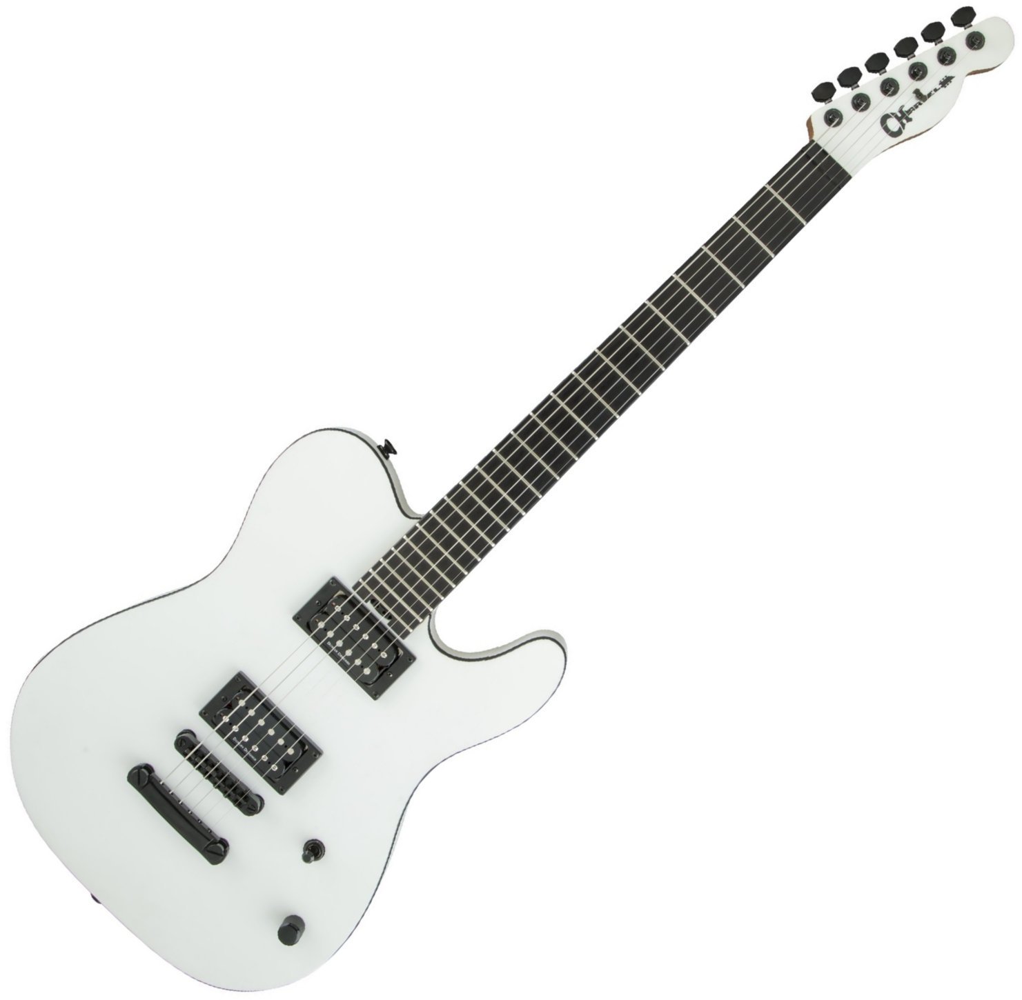 Gitara elektryczna Charvel Joe Duplantier Pro-Mod San Dimas Style 2 HH EB Satin White (Jak nowe)
