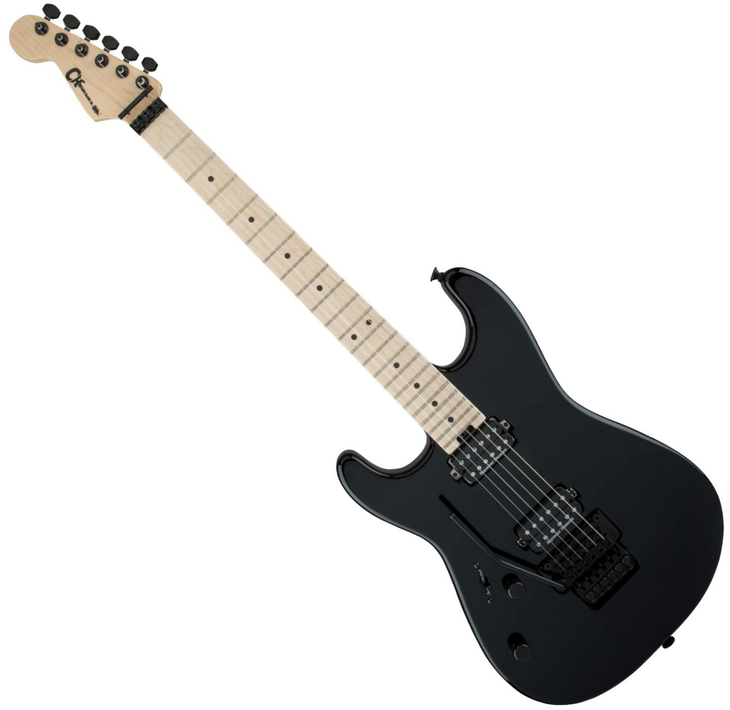Electric guitar Charvel Pro-Mod San Dimas Style 1 HH FR M LH MN Gloss Black