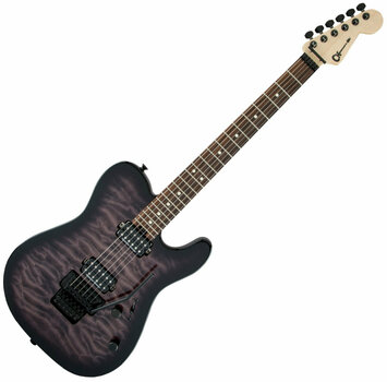 Elektrische gitaar Charvel Pro-Mod San Dimas Style 2 HH FR QM Dark RW Trans Black Burst - 1