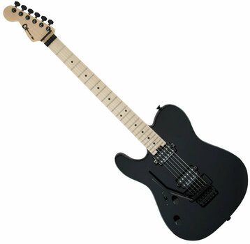 Elektrisk guitar Charvel Pro-Mod San Dimas Style 2 HH FR M LH MN Black - 1