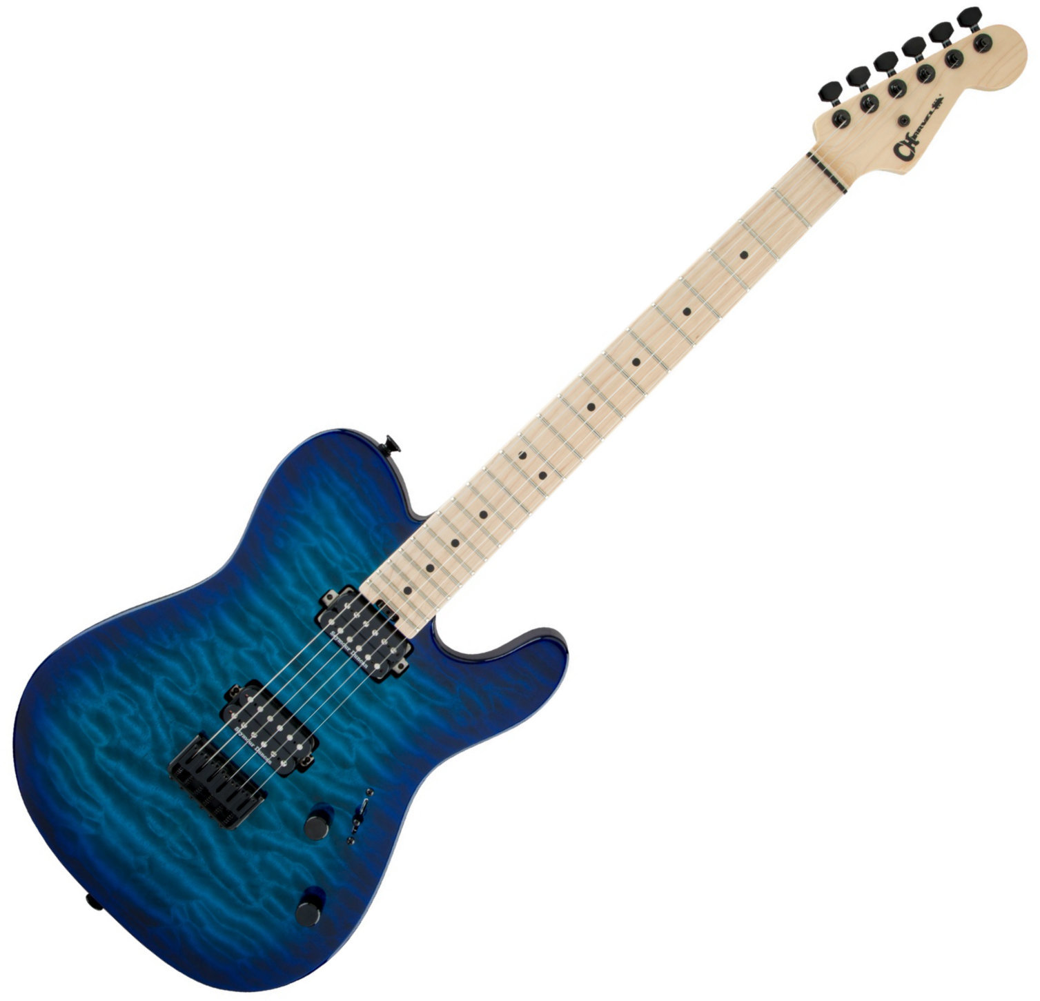 Elektrische gitaar Charvel Pro-Mod San Dimas Style 2 HH HT M QM MN Chlorine Burst